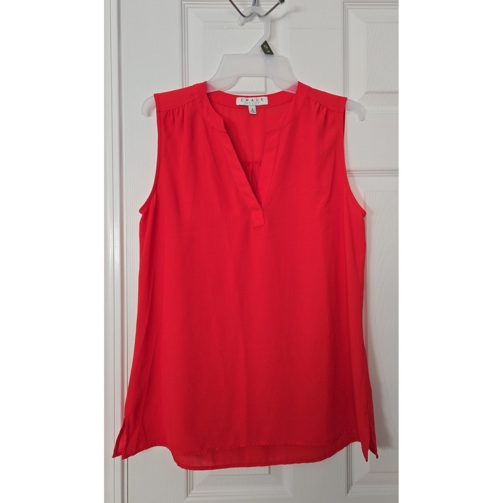 Chaus Womans New York Sleeveless Blouse Size Small